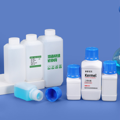 購入 HDPE透明プラスチック化学反応剤ボトル 実験用プラスチック容器 1L オンライン製造