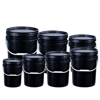 購入 1-10リットル 透明 子供用玩具 梱包 PP プラスチック ビーチバケツ 蓋とハンドル オンライン製造