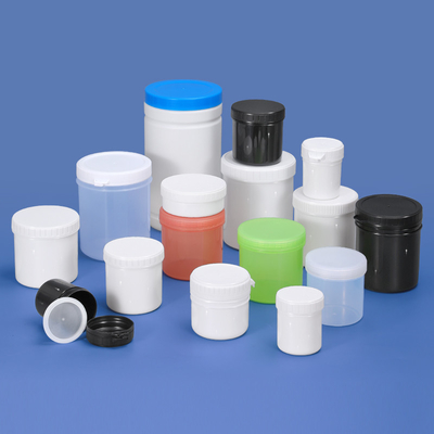 購入 食品グレード 16オンス ピーナッツバター用の蓋付きプラスチック容器 オンライン製造