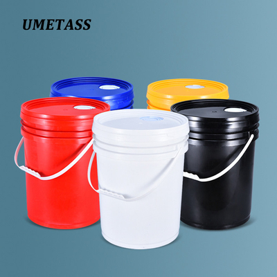 購入 塗料油粘着剤の蓋とハンドル付き20Lプラスチック容器 UMETASS ガロンプラスチックバケツ オンライン製造