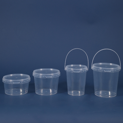 購入 450ml~900ml 透明なプラスチック製の食品貯蔵バケツ オンライン製造