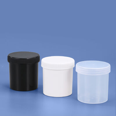 購入 250ml Food Grade Plastic Jars White Black Transparent Small Plastic Pails Canning オンライン製造