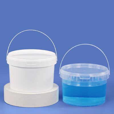 購入 4L Transparent Airtight Food-Grade Plastic Bucket with Screw Lid for Honey/Candy Container オンライン製造