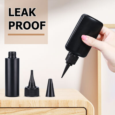 購入 工場卸売黒HDPE液体スーパーグルー医薬品ボトルスクイーズドロッパー防食スクリーン印刷表面処理 オンライン製造