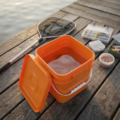 購入 釣り用 10～20L 厚手プラスチック角型バケツ メタルハンドル付き プラスチック包装容器 オンライン製造