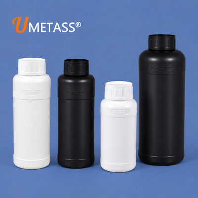 購入 農薬顔料溶剤化学粉末包装用カスタムロゴフッ素化プラスチックボトル 300ml-1L オンライン製造