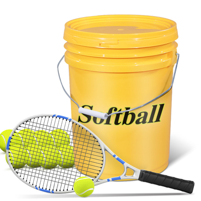 色とりどりのカスタムロゴ プラスチック5ガロン野球ソフトボールバケツ ソフトボールトレーニング