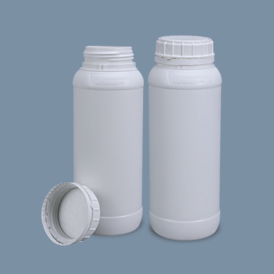 1000ml丸い錠剤ボトル リサイクル可能 フロウラン化プラスチックボトル 反応剤グレード