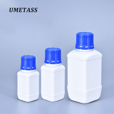 スクウェア ホワイト HDPE プラスチック 実験用ボトル 反応剤 化学 保存 60ml-250ml
