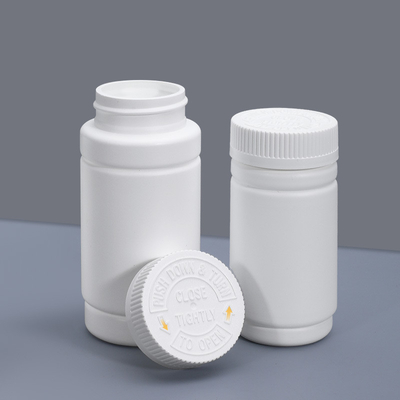 コラー素材 HDPE 100ml カプセル包装のための空白固体薬剤容器