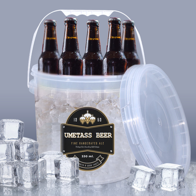 食品 グレード 1.5 ガロン プラスチック ドラム スナック と 飲み物 の 梱包 の 上部 容器