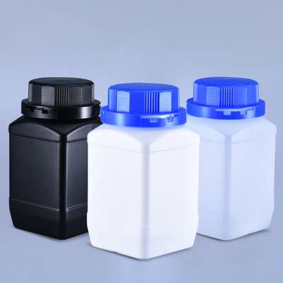 化学実験 500ml スクエア形 PE ラボリエージェントボトル プラスチックスクリューキャップ