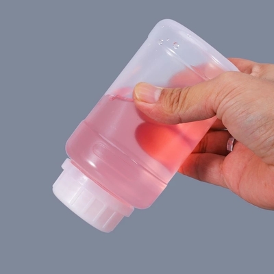 250ml 丸い化学物料の貯蔵容器 密封し 透き通るPP素材