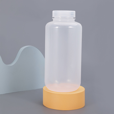 1L 透明なPP 厚いプラスチック化学反応剤 スクリュー蓋付きの漏れ防止ボトル