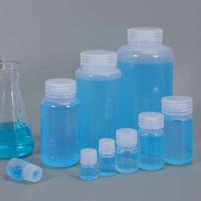透明性/透明性/茶色 広口 HDPE/PP プラスチック 化学物剤耐性ボトル 実験用