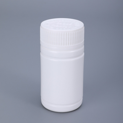 白色HDPE 112ml丸い錠剤瓶 子供用蓋 カプセル錠剤保管容器