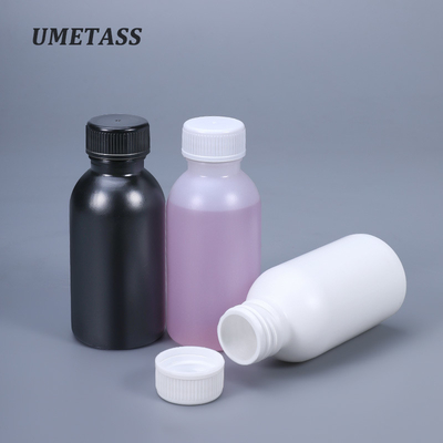 化学液体密封容器のための生物分解可能なHDPE丸い卸しプラスチックボトル 100ml
