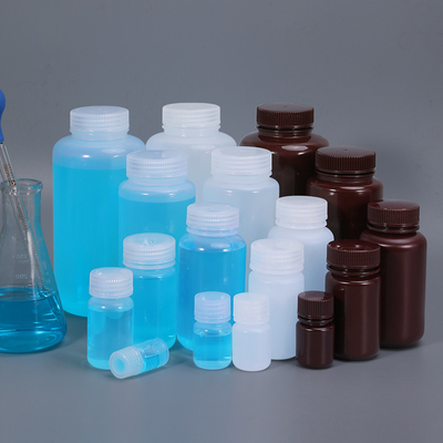 実験室用広口用実験用品のためのHDPEPPプラスチック化学反応剤ボトル