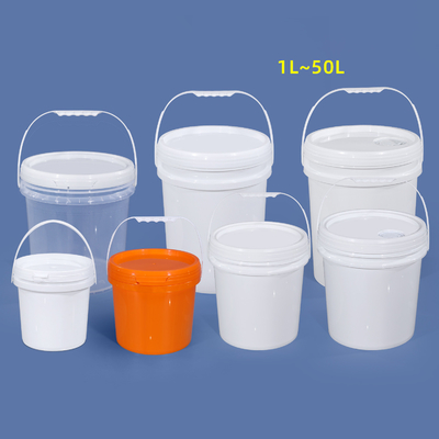 カスタマイズされたロゴ 10L プラスチックバケツ 塗料の薄化剤と潤滑剤 改ざん証拠容器