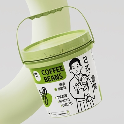 2L 3L 4L 5L ミニプラスチックバケツ ヨーグルト ビスケット クッキー ペットフード 貯蔵容器