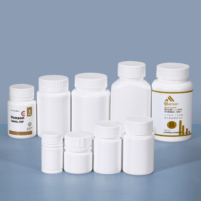 20ml 30ml 40ml 50ml 70ml 100ml 錠剤保管容器のためのプラスチックボトル 白色