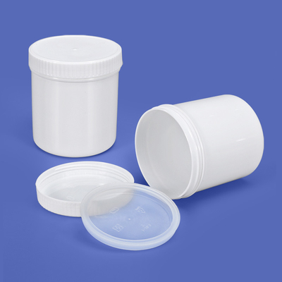300ml 400ml 500ml 白いプラスチック容器 内部セキュリティシールと粘着剤 密封剤