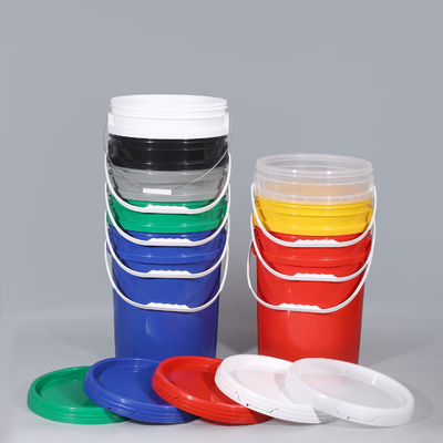1-5L 容量 プラスチック 洗濯バケツ 砂 玩具 容器 ハンドル 蓋付き オーダーメイド ロゴ