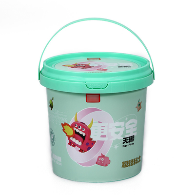 蓋とハンドル付き再利用可能なアイスクリームカップ 食品パッケージ カスタムロゴ プリント PP プラスチック