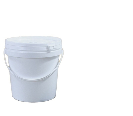 2L 破れないPP丸いバケツとハンドル 透明なプラスチック食品類容器