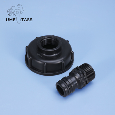 スパイラル接続 IBCタンクアダプタ UMETASS S60x6 で使用される粗い糸 3/4 インチタップ