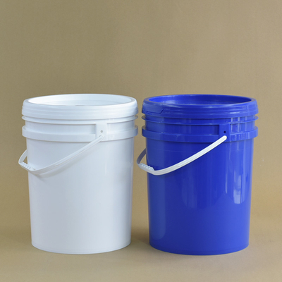 水と工業用液体の貯蔵のための蓋とハンドル付きの25Lプラスチックバケツ