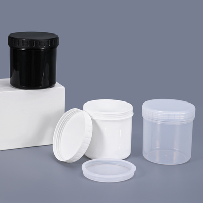 食品安全プラスチック 貯蔵器 クリーム容器 蓋蓋付き 500ml