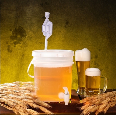 オーダーメイド ロゴ 2 蓋 自動 果物 ビール 酵素 容器 プラスチック 発酵機