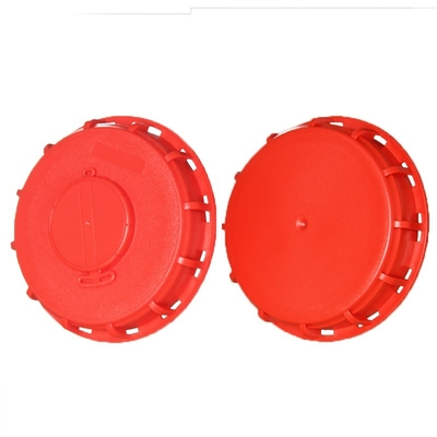 HDPE 注入 UMETASS IBC 水タンク 赤 6 インチ 換気栓蓋蓋閉