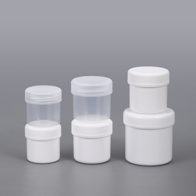 クリアホワイトバター 貯蔵 小型のプラスチック容器 食品粉末の缶詰 30ml-1000ml
