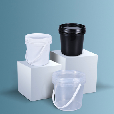 環境に優しい食品グレード 1L 透明なプラスチックバケツ 蓋のサポート OEM/ODM