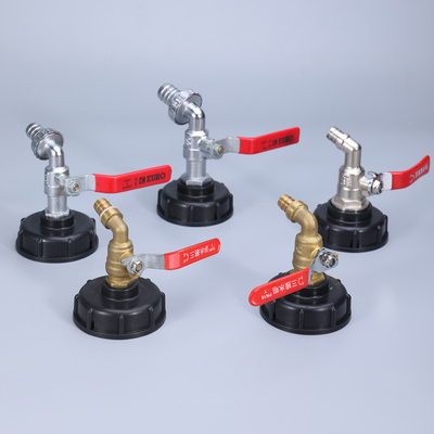メタルガーデンウォーターコネクタ 1/2'ニッケル塗装の青銅のビブコック水槽販売