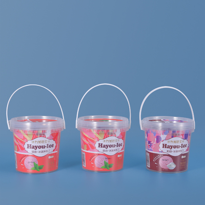 1000ml 1L プラスチック ビックル 柄付き チョコレート キャンディー クッキー パッケージ 食品 貯蔵容器