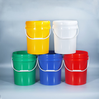食品グレード 安全 5リットル シルクスクリーン印刷 塗料用のプラスチックバケツ ポップコーン容器