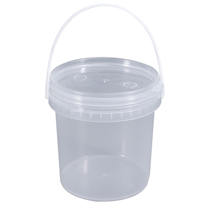 750ml 丸い白/透明 ヨーグルト用再利用可能なPPプラスチックバケツボトル