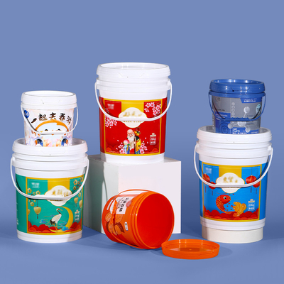 100% 素材 カラフル 丸い 蓋とハンドル付き プラスチックボトル 提供サンプル