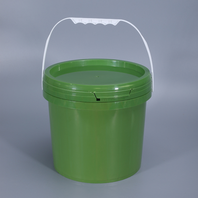 家庭用 キッチン ペット用 食器 貯蔵 バケツ 5L 容量 引くリングキャップ付き PP プラスチック