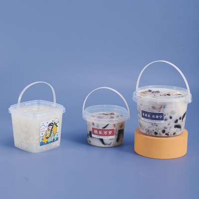 サンプル プラスチックバケツ 保存 280ml 500ml 1000ml 食品グレード カラー オーダーメイド