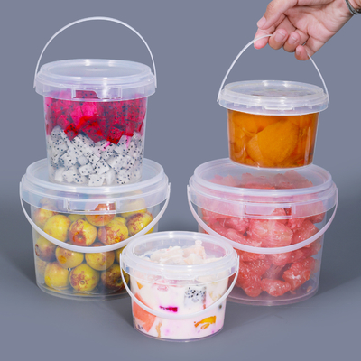 低価格 再利用可能な方形と円形のプラスチックバケツ
