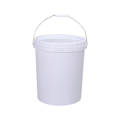 パーソナライズド 厚い PP 白色 プラスチック ボケット 貯蔵容器 スクリューキャップ