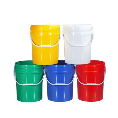 20L 耐久性PP リサイクルプラスチックバケツ パーソナライズド印刷 食品グレード 化学塗料