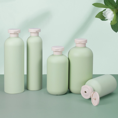 200ml 260ml 300ml 400ml 500ml HDPE プラスチックローション ボトル シャンプー用 フリップトップキャップ