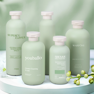 フリップトップキャップHDPEプラスチックボトル シャンプー用ローション用化粧品容器 300ml