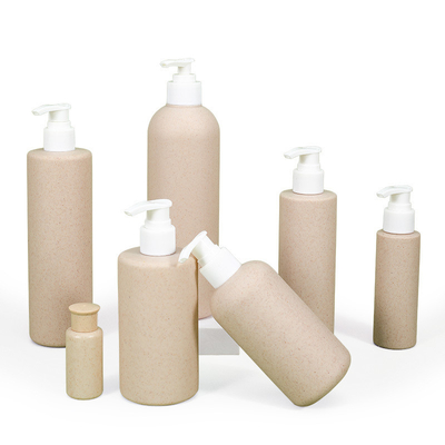 30ml-500ml 容量 空き 化粧品 シャンプー パンプ 包装 小麦 ストロー 生物分解性 プラスチック ボトル