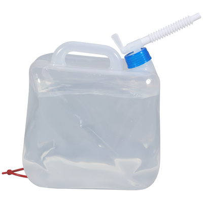折りたたむ透明の水袋 20L キャンプ用器材用 PVC 屋外四角容器
